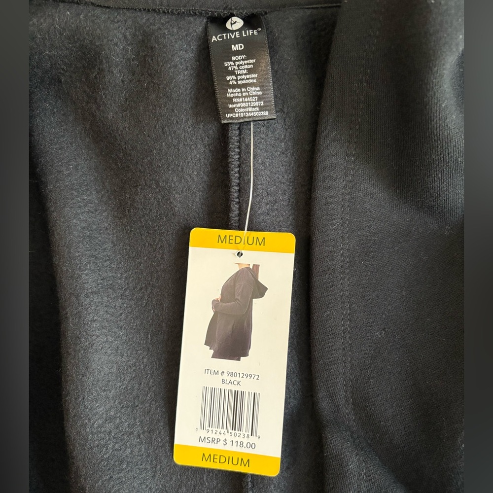 NWT Active life hooded sweater - Picture 3 of 3